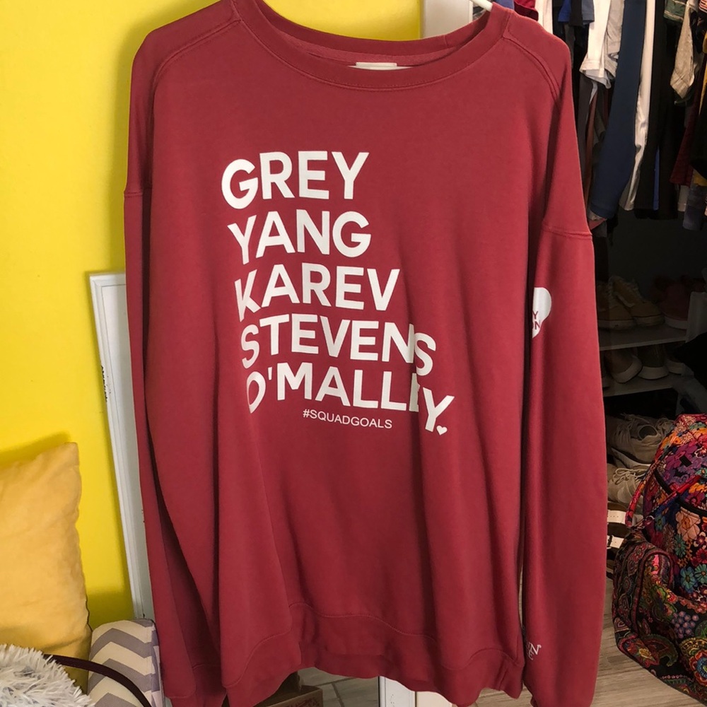 Grey anatomy oversized sweater